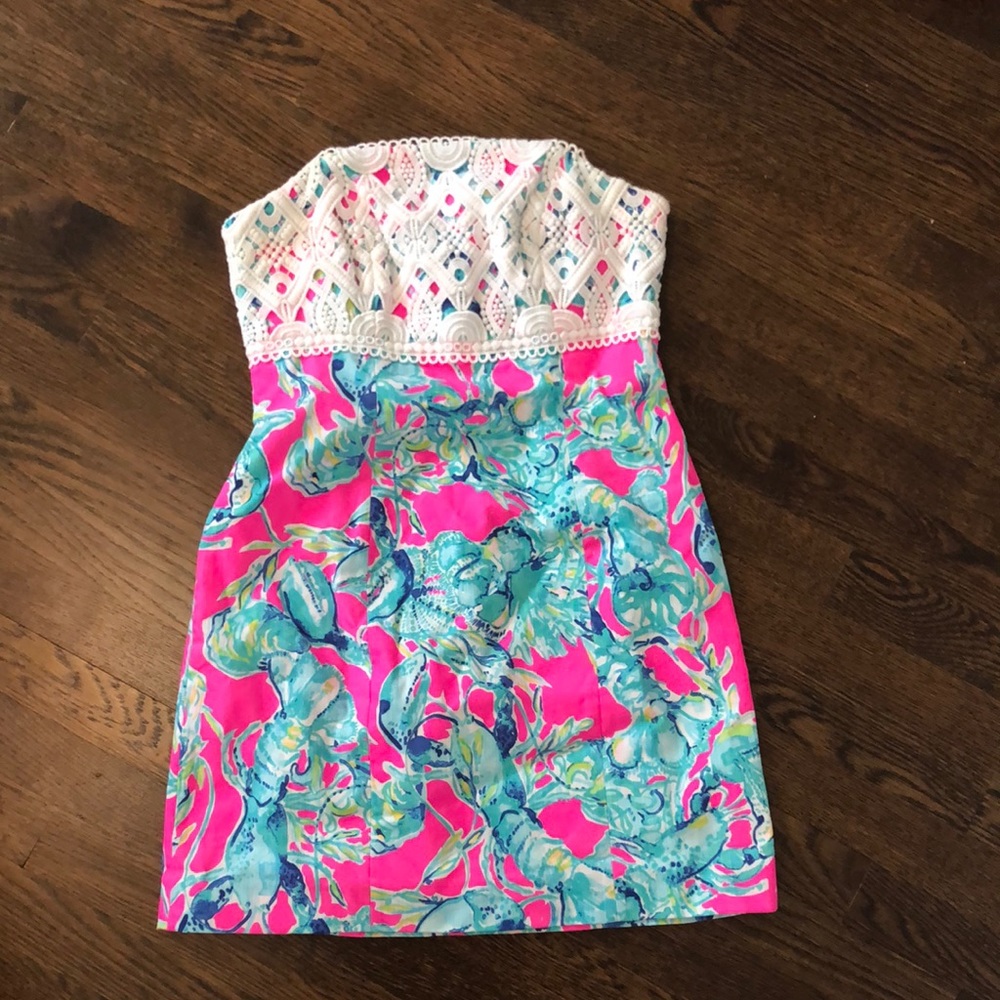 Size 4 Strapless Lilly Pulitzer Dress